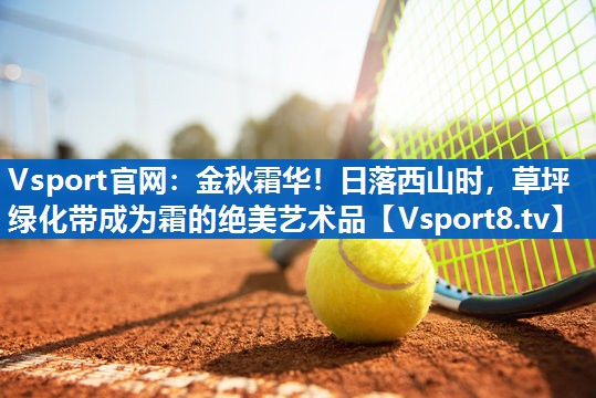 金秋霜华！日落西山时，草坪绿化带成为霜的绝美艺术品